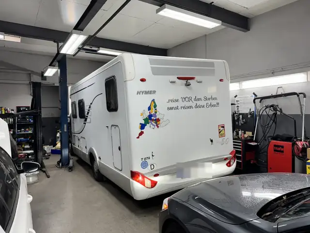 Wohnmobil in der Werkstatt – Service und Wartung